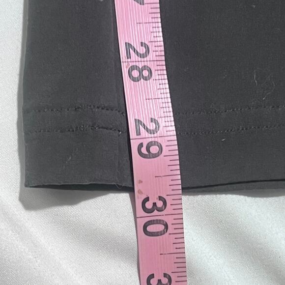 Lucy Women’s M Short Yoga Travel Pants Gray Stretch Straight Leg - Picture 6 of 10